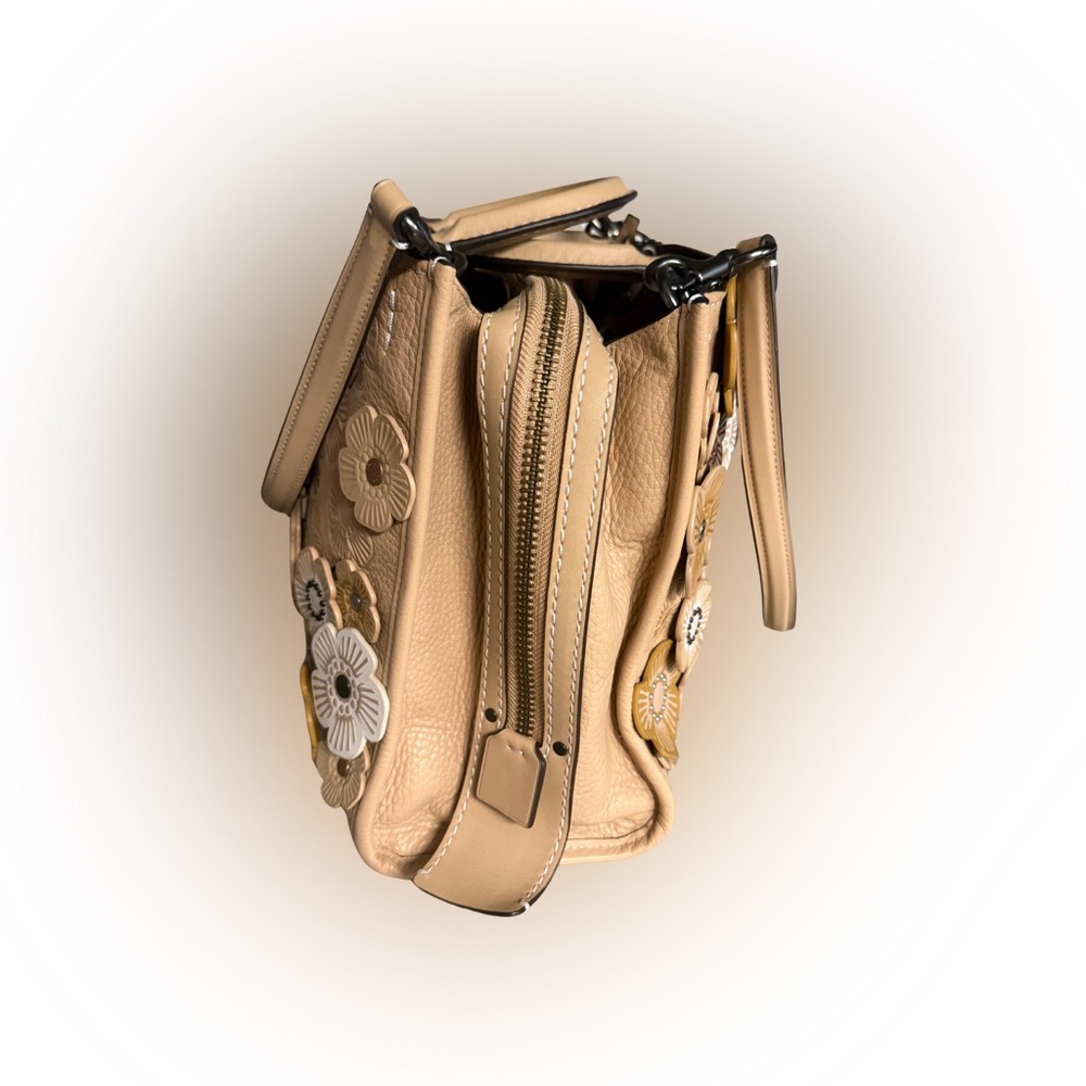 Coach Rouge 30 Tea Rose Tan Leather Bag - Picture 9 of 16